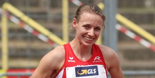 Hat nach ihren drei Starts in Weissach im Tal gut Lachen: Melanie Böhm. Bild: Görlitz