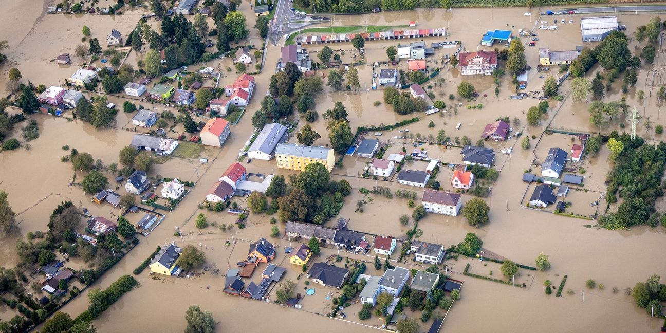 Ganze Regionen in Tschechien leiden unter einem Jahrhunderthochwasser. (Foto aktuell)