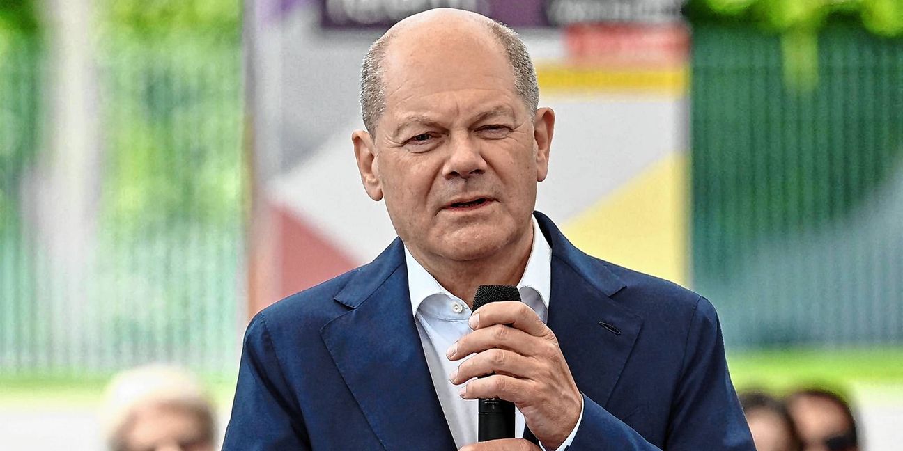 Bundeskanzler Olaf Scholz steht nach dem schwachen Abschneiden seiner SPD bei der Europawahl in der Kritik