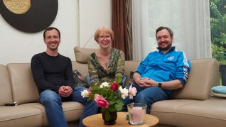 Eine Familie, drei Parteien: Christopher, Sabine und Konstantin Kober (von links). Bild Heiden