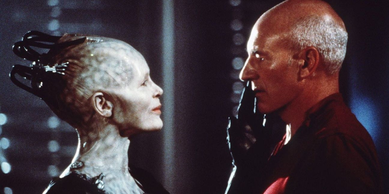 Alice Krige und Patrick Stewart in „Star Trek: Der erste Kontakt“.