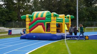 Impressionen vom Mittmachtag am Sonntagmorgen bei der Einweihung des sanierten Floschenstadions in Sindelfingen.