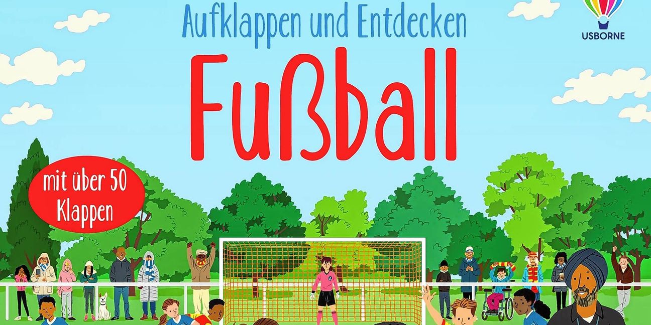 Dieses Buch über Fußball eignet sich besonders für Kinder ab 5 Jahren. Bild: z
