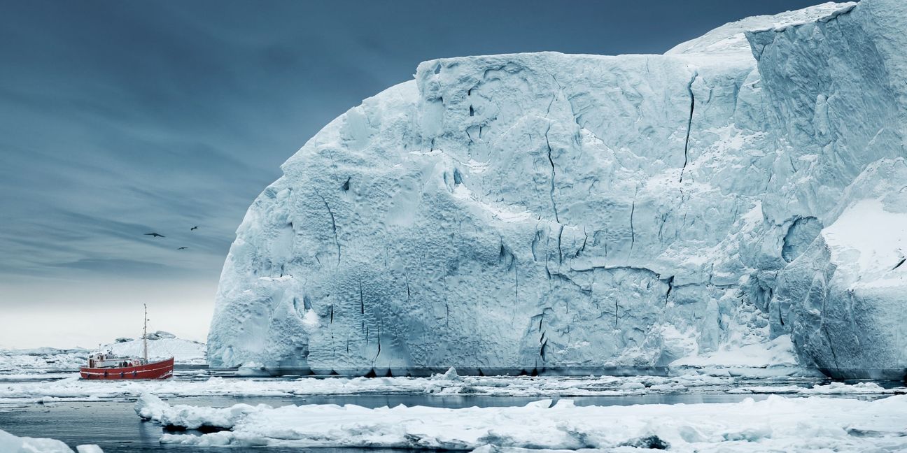 Eismassen in Grönland.