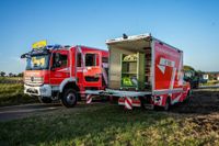 Auf einem Maichinger Acker übte die Sindelfinger Feuerwehr die Bekämpfung von Vegetationsbränden.