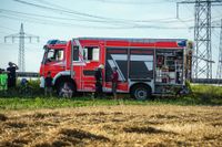 Auf einem Maichinger Acker übte die Sindelfinger Feuerwehr die Bekämpfung von Vegetationsbränden.