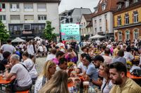 Tolle Stimmung beim Public Viewing auf dem Sindelfinger Wettbachplatz