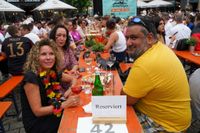 Tolle Stimmung beim Public Viewing auf dem Sindelfinger Wettbachplatz