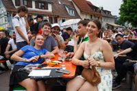 Tolle Stimmung beim Public Viewing auf dem Sindelfinger Wettbachplatz