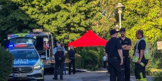 Die Polizei sperrte den Bereich großflächig ab.