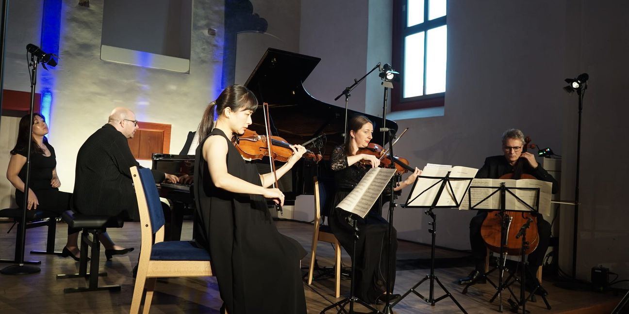 Beim dreitägigen Festival im Klösterle war der Klavierquartett-Abend mit PIanist Moritz Winkelmann einer der Höhepunkte.