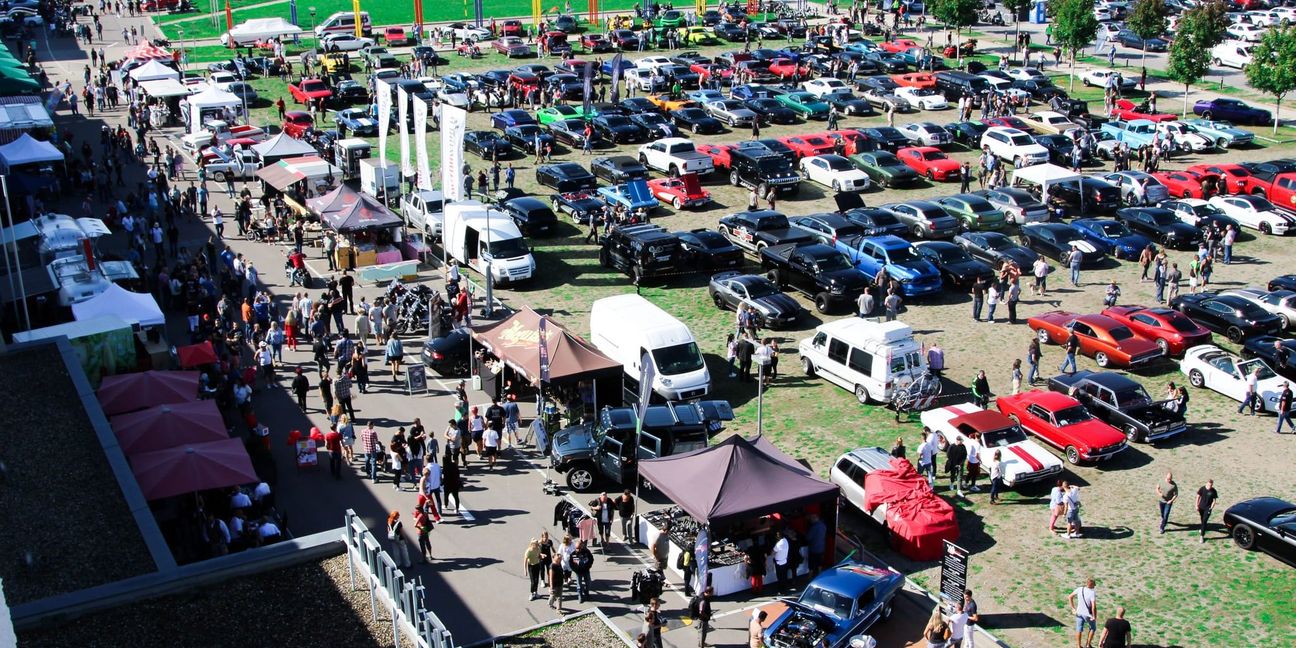 Bei der Böblinger Motorworld auf dem Flugfeld heißt es am Wochenende „American Power“ für Fans von US-Cars, Pickups und Bikes.