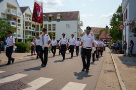 Großer Festumzug 150 Jahre Freiwillige Feuerwehr Maichingen.