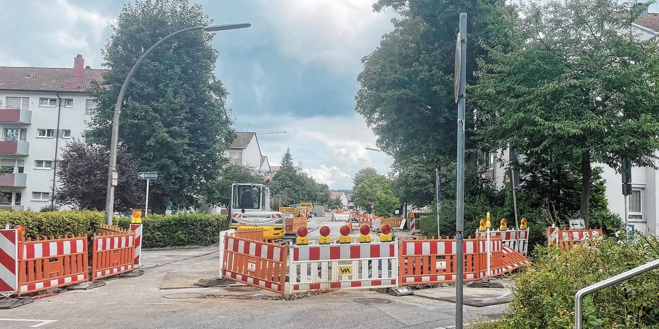 Zurzeit erneuern die Stadtwerke die Versorgungsleitungen in der Goldmühlestraße im Bereich zwischen der Friesenstraße und Lange Anwanden. Die Stadt hätte gerne direkt im Anschluss weitergebaut - doch in der Gemeinderatssitzung kam es zu keinem Beschluss.