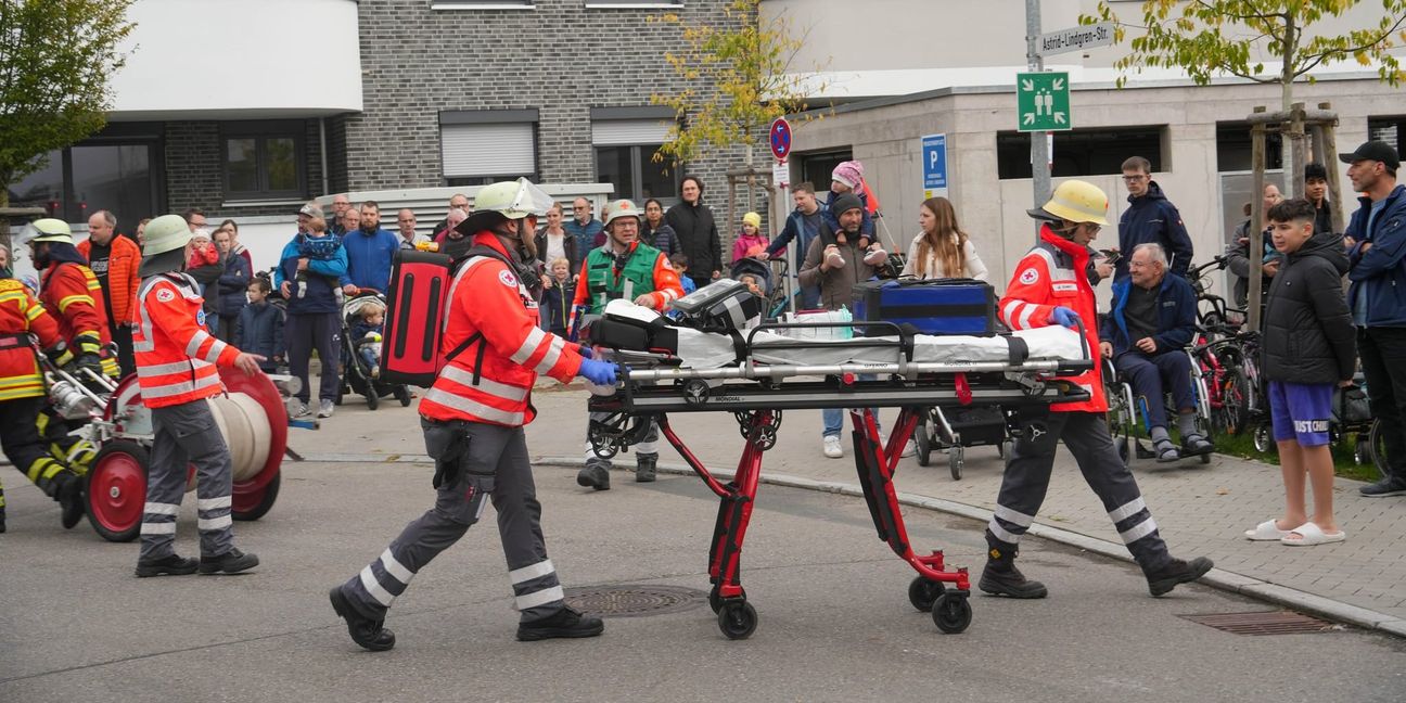 Immer wieder ist eine Feuerwehr-Übung ein Zuschauermagnet, so auch in Holzgerlingen.