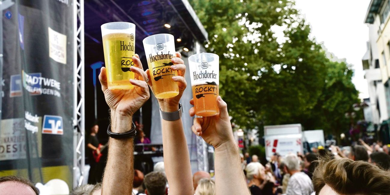 Wer konsumiert wie? Ein Randthema bei Sindelfingen rockt.