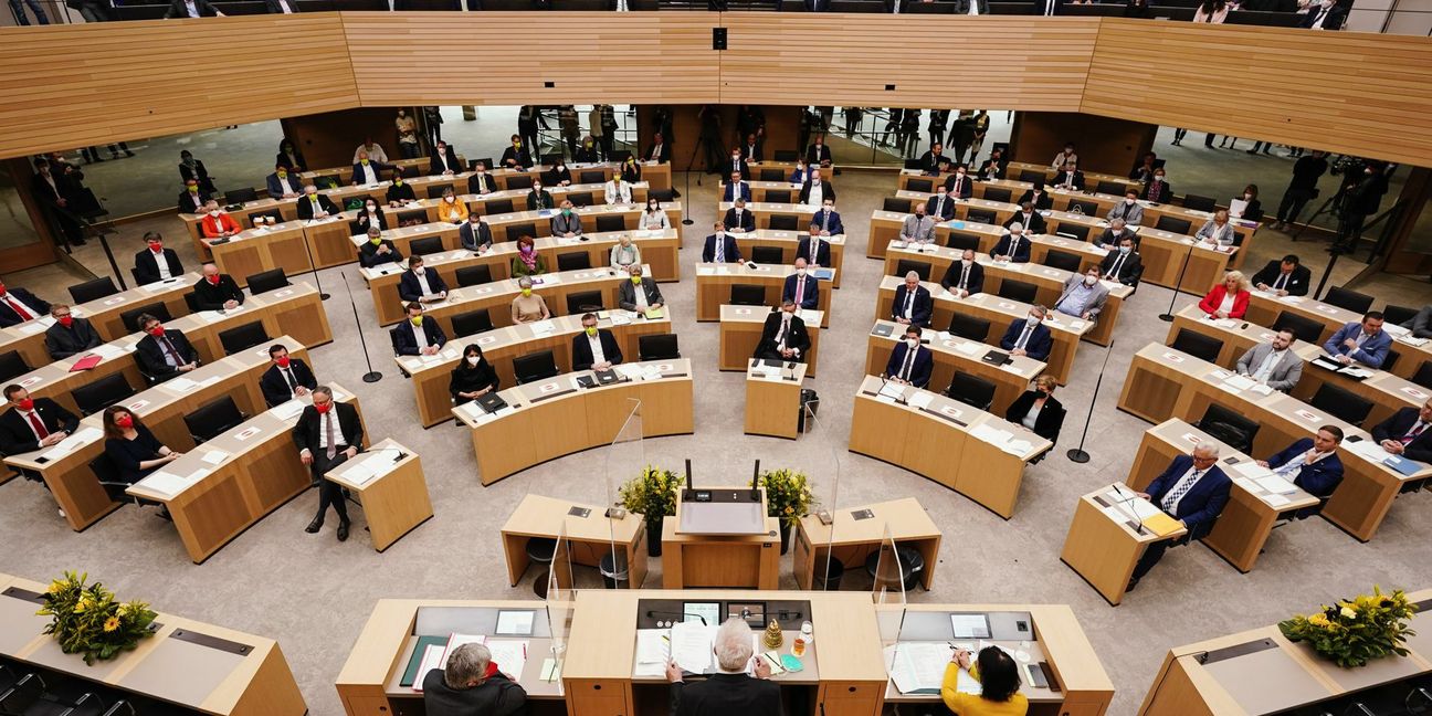 Der neue Landtag hat sich am 12. Mai 2021 konstituiert.
 Foto: picture alliance/dpa/Uwe..