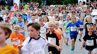 Immer ein Hingucker: Der Bambini-Lauf.Bild: Photostampe