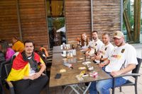 Bilder aus dem Brauhaus - Deutschland gegen Spanien.