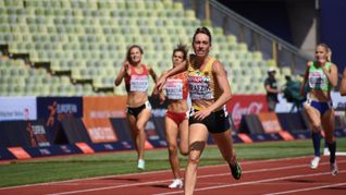 Für 400-Meter-Hürdenläuferin Carolina Krafzik geht es im Vorlauf am Sonntag bei den Olympischen Spielen in Paris bereits um Alles.