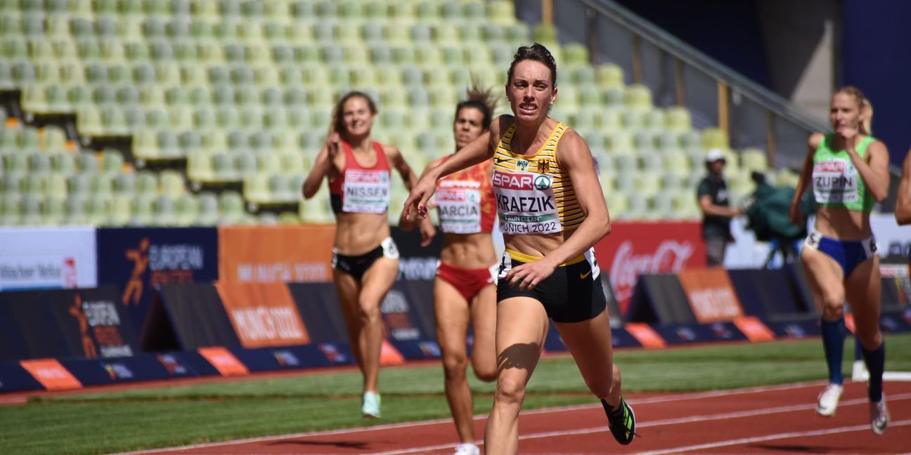 Für 400-Meter-Hürdenläuferin Carolina Krafzik geht es im Vorlauf am Sonntag bei den Olympischen Spielen in Paris bereits um Alles.