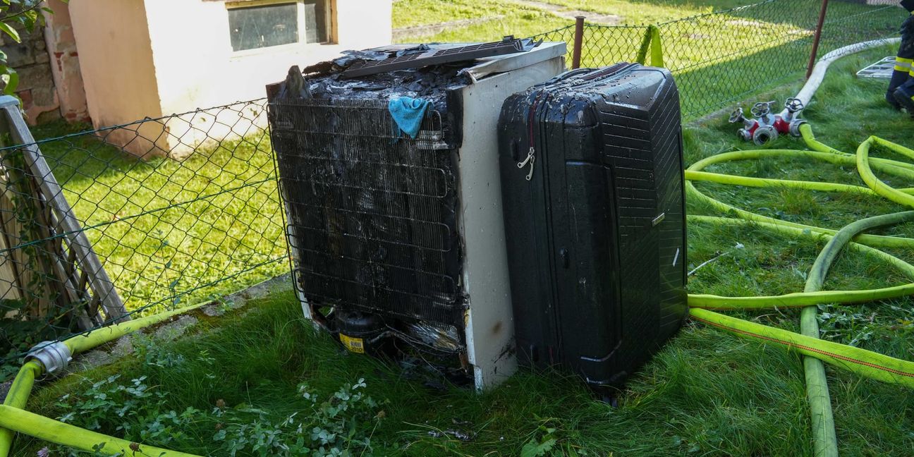 Der Kühlschrank war die Brandherd.