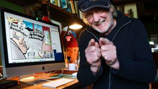 Comiczeichner Rötger Feldmann ("Brösel") wird 75 Jahre alt. (Foto Produktion)