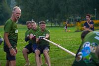 Tauziehen im Sommerhofenpark bei der Stadtwerke Teamchallenge