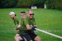 Tauziehen im Sommerhofenpark bei der Stadtwerke Teamchallenge