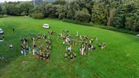 Tauziehen im Sommerhofenpark bei der Stadtwerke Teamchallenge