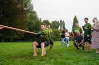 Tauziehen im Sommerhofenpark bei der Stadtwerke Teamchallenge