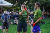 Tauziehen im Sommerhofenpark bei der Stadtwerke Teamchallenge