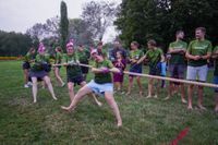 Tauziehen im Sommerhofenpark bei der Stadtwerke Teamchallenge