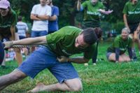 Tauziehen im Sommerhofenpark bei der Stadtwerke Teamchallenge