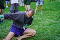 Tauziehen im Sommerhofenpark bei der Stadtwerke Teamchallenge