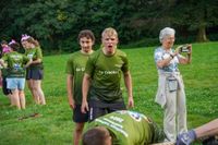 Tauziehen im Sommerhofenpark bei der Stadtwerke Teamchallenge