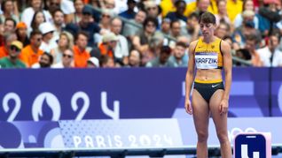 Carolina Krafzik vor dem Start in Paris.
Bild: Eibner Pressefoto