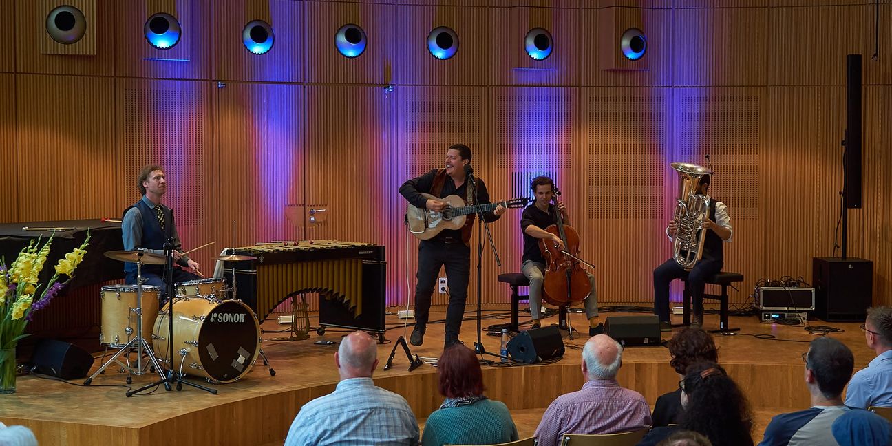 The Erlkings traten beim Liedfestival Sindelfingen mit Schuberts Zyklus Die schöne Müllerin auf.