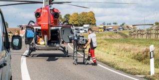 Der Rettungshubschrauber musste zum Einsatz kommen.