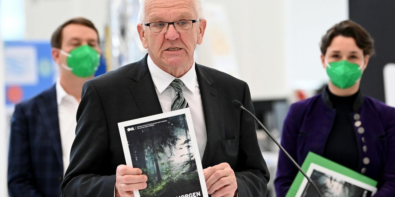 Ministerpräsident Winfried Kretschmann: Baden-Württemberg will der Welt ein Beispiel geben Foto: dpa/Bernd Weissbrod