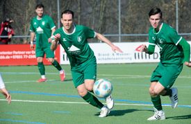 Timo Paetzold (links), Fynn Wohlbold und die Spvgg Holzgerlingen standen auf verlorenem Posten gegen Botnang.