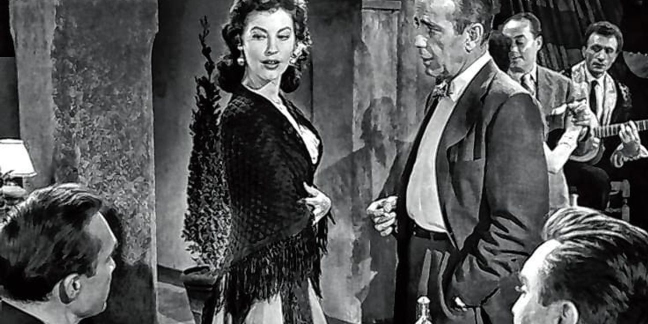 Ava Gardner spielt die barfüßige Gräfin mit Humphrey Bogart am Sonntag auf Arte.