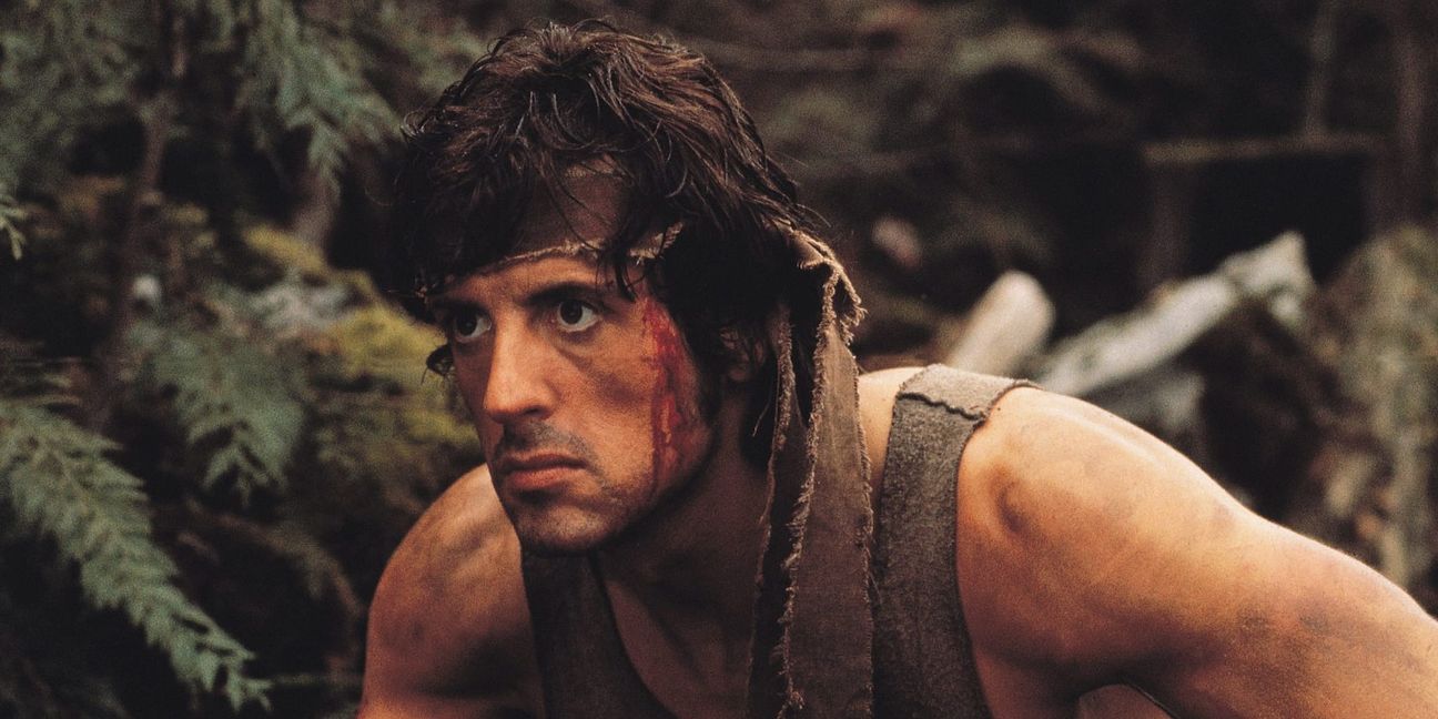 Sylvester Stallone als Rambo.