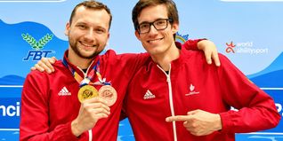 Das Böblinger Duo beim Weiltcup in Thailand: Maurice Schmidt (links) und Felix Schrader.