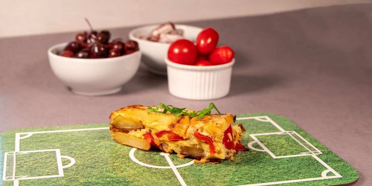 Die spanischen Tortilla eigenen sich hervorragend als Snack in der Halbzeitpause beim EM-Viertelfinale zwischen Spanien und Deutschland. Bild: Nüßle