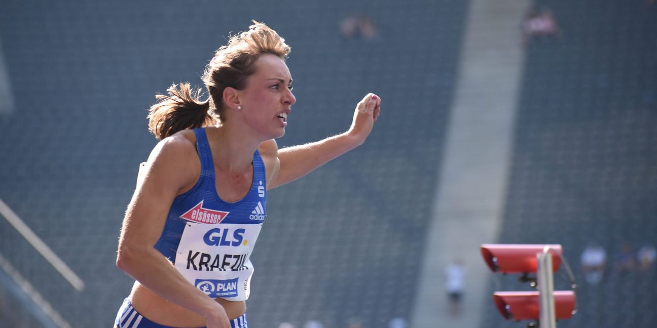 Fünf Titel in Folge gewann VfL-Hürdenläuferin Carolina Krafzik bei Deutschen Meisterschaften. Aktuell leidet sie noch unter den Nachwehen ihrer Achillessehnenbeschwerden.