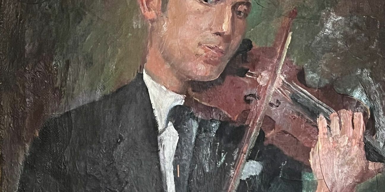 Hans Steißlinger gemalt von seinem Vater Fritz Steißlinger, um 1940. Das Bild befindet sich in Privatbesitz.  Reproduktion: Stadtmuseum Sindelfingen