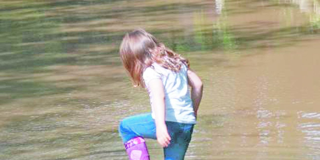 Hochwasser: des einen Leid, des anderen Freud’. Bild: Reichert