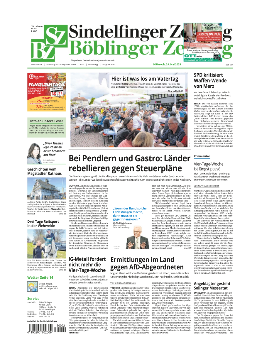 Sindelfinger Zeitung Ausgabe 3
