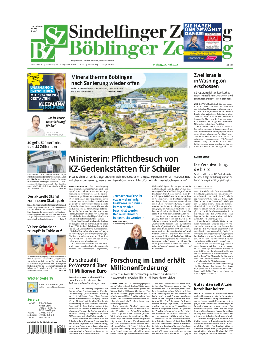 Sindelfinger Zeitung Ausgabe 4